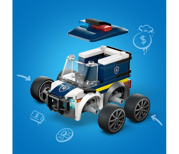 LEGO CITY 60481 Pojazdy — ciężarówka policyjna - 1473491 - zdjęcie 7